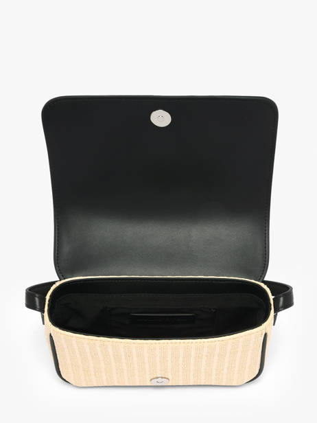 Cross Body Tas K Signature Raphia Karl lagerfeld Beige k signature B2W30089 ander zicht 2