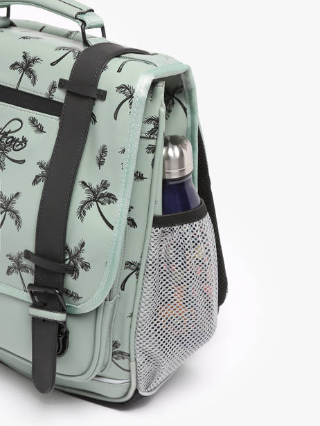 Rugzak 3 Compartimenten Cameleon Groen vintage north PBVWSD39 ander zicht 5