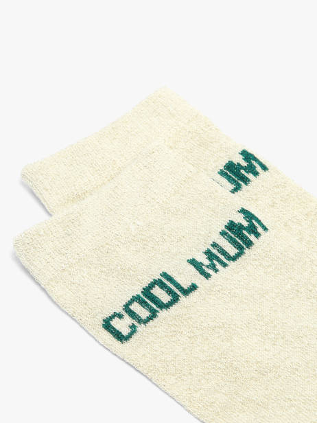 Damessokken Lurex Heart Pieces Beige socks women 17159116 ander zicht 1