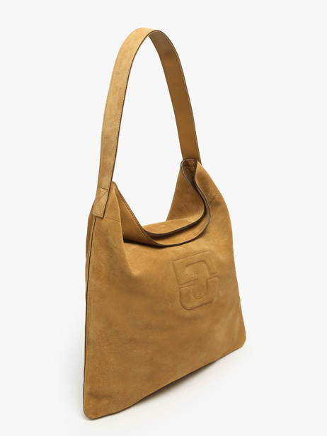 Schoudertas Folk Lady Leder Gerard darel Beige folk lady DDS72407 ander zicht 2
