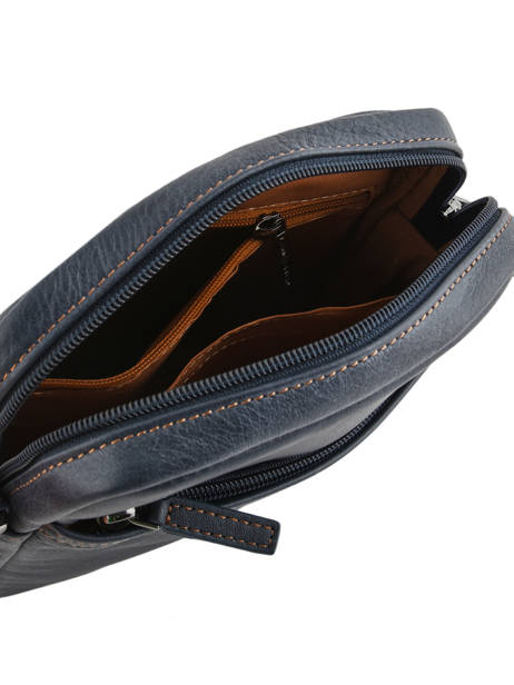 Cross Body Tas Lancaster Blauw soft vintage homme 14 ander zicht 4