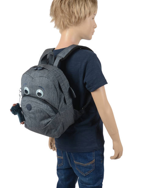 Mini Rugzak Kipling Blauw back to school 253 ander zicht 4