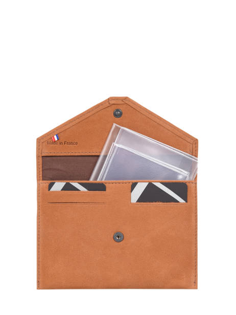 Portefeuille Etincelle Nubuck Leder Etrier Bruin etincelle nubuck EETN054 ander zicht 1