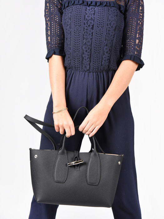 Longchamp Roseau Handtas Zwart