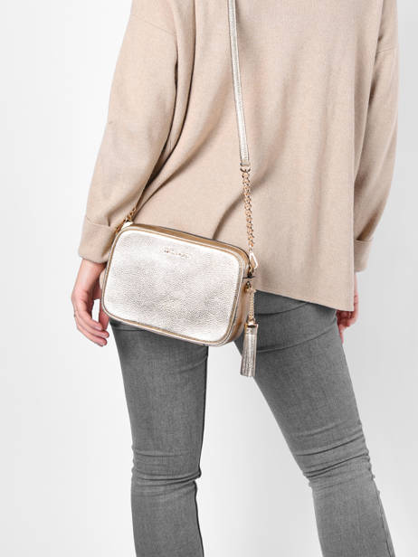 Cross Body Tas Ginny Leder Michael kors Groen jet set F7MGNM6M ander zicht 2