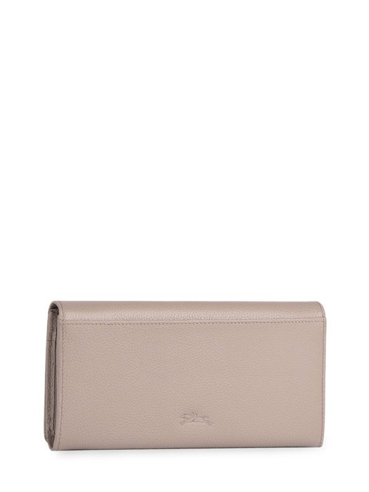 Longchamp Le foulonné Portefeuille Grijs