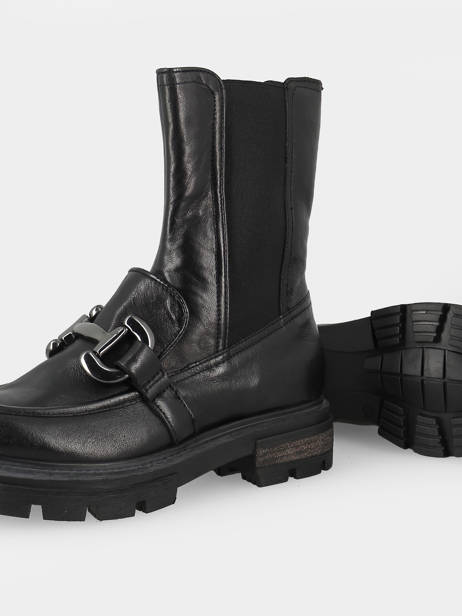 Boots Uit Leder Mjus Zwart accessoires 23202-22 ander zicht 1