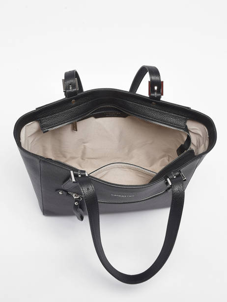 Cross Body Tas Firenze Leder Lancaster Zwart firenze 4 ander zicht 2
