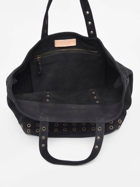 Handtas Cabas Cuir Leder Vanessa bruno Zilver cabas cuir 22V40413 ander zicht 2