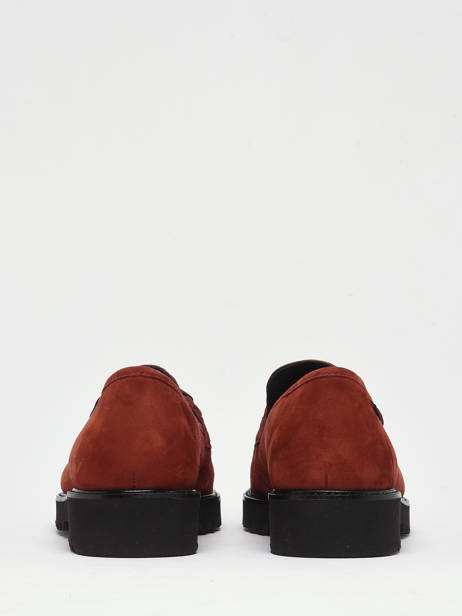 Mocassins Salka Velcalf Uit Leder Mephisto Bruin accessoires V ander zicht 4