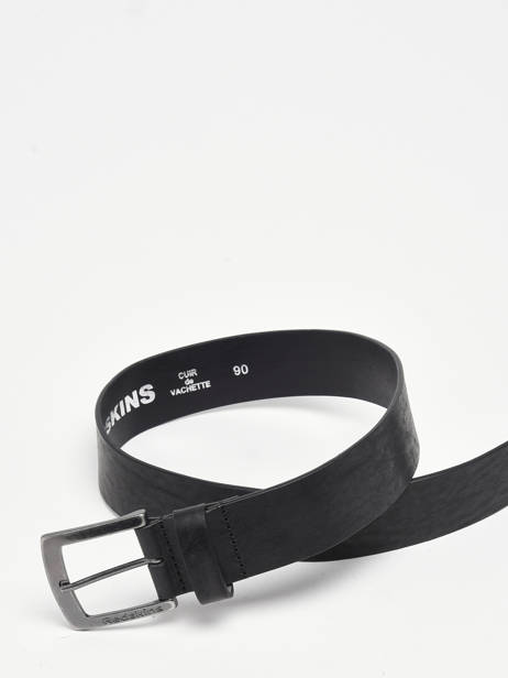 Riem Redskins Zwart belt NACHOS ander zicht 3