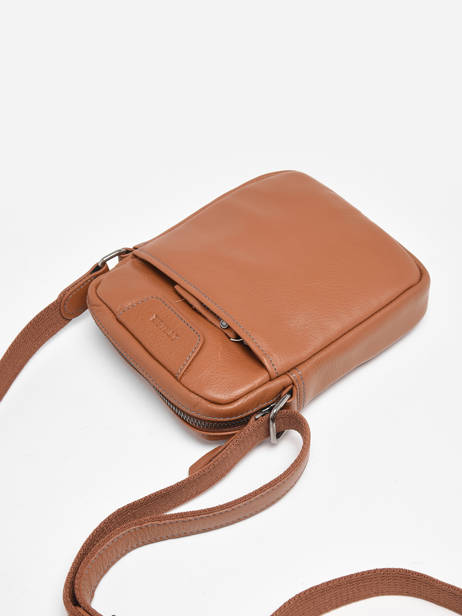 Cross Body Tas S Foulonné Leder Etrier Bruin foulonne EFOU729S ander zicht 1