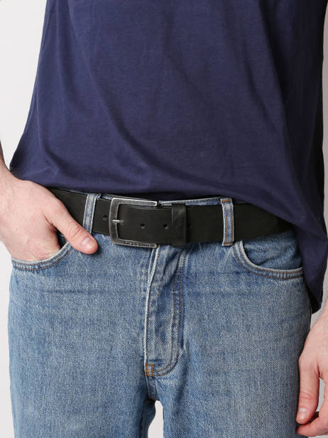 Riem Redskins Zwart belt NACHOS ander zicht 1