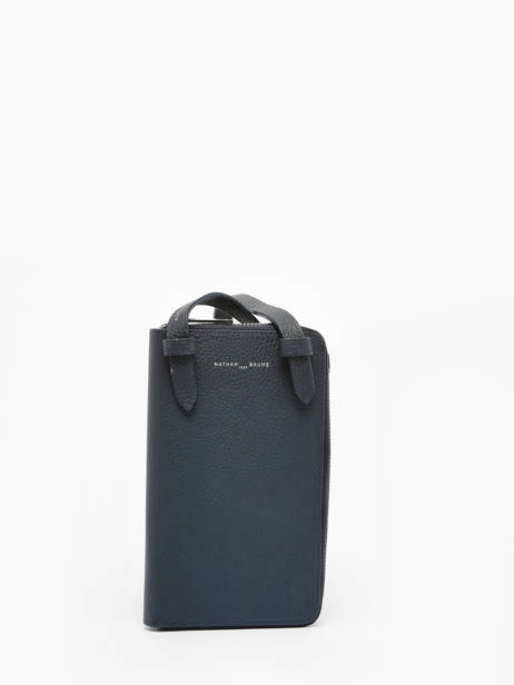 Telefoonetui Pocket Leder Nathan baume Blauw n city 3 ander zicht 4