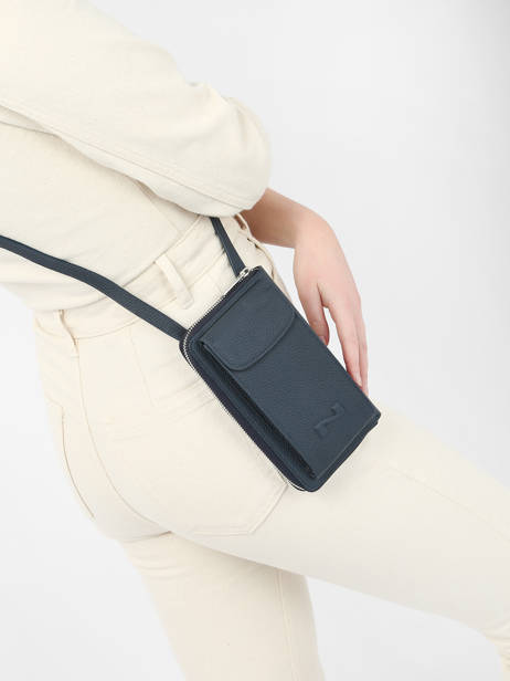 Telefoonetui Pocket Leder Nathan baume Blauw n city 3 ander zicht 1