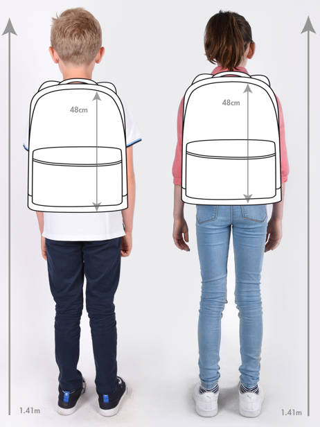 Rugzak Op Wieltjes 1 Compartiment Paris st germain Blauw psg 23AP204R ander zicht 1