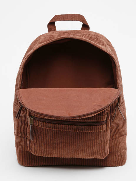 Rugzak 1 Compartiment Roxy Bruin back to school RJBP4653 ander zicht 2