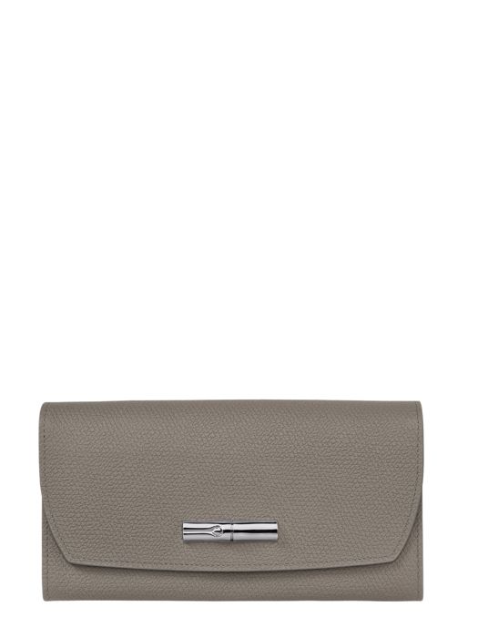 Longchamp Roseau Portefeuille Grijs